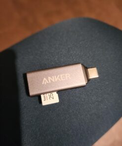 Anker SD Card Reader, 2-in-1 USB C Memory Card Reader for SDXC, SDHC, SD, MMC, RS-MMC, Micro SDXC, Micro SD, Micro SDHC Card, and UHS-I Cards 33 61q3kE9jeKL