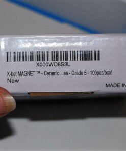 X-Bet Magnet Ceramic Magnets - Round Disc - Flat Circle Magnets Bulk for Crafts, Science & Hobbies - Perfect for Refrigerator, Whiteboard, Fridge and Science Experiments 100 PCs 39 61q46EHzaL