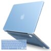 IBENZER Compatible with MacBook Pro 13 Inch Case 2015 2014 2013 end 2012 A1502 A1425, Hard Shell Case with Keyboard Cover for Old Version Apple Mac Pro Retina 13, Airy Blue, R13ARBL+1A For MacBook Pro Retina 13" A1502/A1425 6 61q4tEfre2L