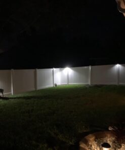 InnoGear Solar Gutter Lights, 24 LEDs Solar Motion Sensor Lights IP65 Waterproof Solar Outdoor Lights Solar Wall Lights Security Lighting for Yard Porch Patio, Pack of 4 52 61q4x1mQruL