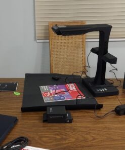 CZUR ET18 Pro Professional Document Scanner, 2nd Gen Auto-Flatten & Deskew Tech, 18MP HD Camera, Capture A3, 186 Languages OCR, Convert to PDF/Searchable PDF/Word/Tiff/Excel, Run On Windows & MacOS 33 61q5LEJQPL