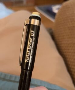 Pentel® Twist-Erase® III Mechanical Pencils, 0.7mm, Assorted Barrel Colors, Pack Of 2 Pencils Single 0.7mm 2 pencils + 2 Eraser Black 27 61q6mVnjX2L