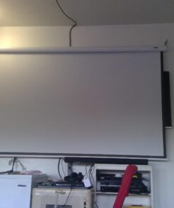 VIVO Wall Hanging 6" Adjustable L-Bracket Mount Plate Hook Kit for Projector Screens (MOUNT-PS01) White 35 61qAIuNnQ1L