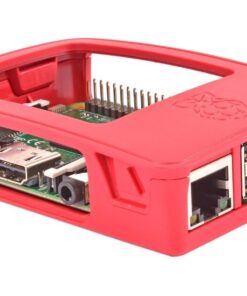 Alternative view of Raspberry Pi RASPBERRY-PI3-CASE Official Raspberry Pi 3 Case, Red/White Single