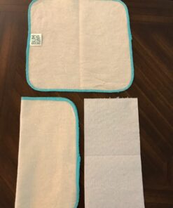 Bumkins Reusable Flannel Baby Wipes, 12 Count, Natural 24 61qCSXXGd3L