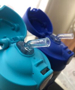 Thermos Replacement Straws for 12 Ounce Funtainer Bottle, Clear, 1 Pack 46 61qDZlzB8BL