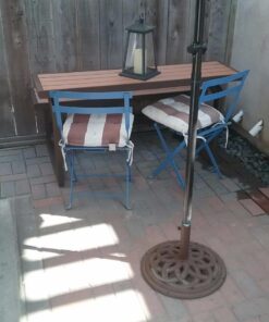 Lifetime 60054 Convertible Bench / Table, Faux Wood Construction, Brown 55 61qF8lmjL