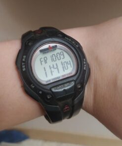 Timex Men's T5K413 Ironman Classic 30 Oversized Black/Blue 33 61qFC6UOEWL