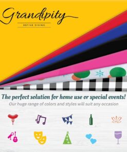 Red Gingham Checkered 6 Pack Premium Disposable Plastic Picnic Tablecloth 54 Inch. x 108 Inch. Rectangle Table Cover By Grandipity Red Gingham Checkered 12 61qGgRIrML