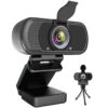 Webcam HD 1080P,Webcam with Microphone, USB Desktop Laptop Camera with 110 Degree Widescreen,Stream Webcam for Calling, Recording,Conferencing, Gaming,Webcam with Privacy Shutter and Tripod BLACK 42 61qHMb9VrnL