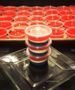 Polar Ice 125 Count Plastic Jello Shot Cups with Lids, 2-Ounce 1 Translucent 28 61qHrwqThAL