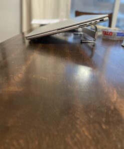 SOQOOL Laptop Stand for Desk, Computer Stand Riser for Desk,Ventilated Ergonomic Aluminum Notebook Stand Compatible with MacBook Air Pro Dell XPS HP 11 14 15.6 17.3 Inch Silver Work from Home 41 61qIBuzDOXL