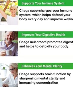 Sayan Siberian Raw Coarse Chaga Powder 4 Oz (113g) Wild Harvested Mushroom Tea, Powerful Adaptogen Antioxidant Supplement for Immune System and Digestive Health Chaga Coarse Powder 4 Ounce (Pack of 1) 13 61qIDNxNTbL
