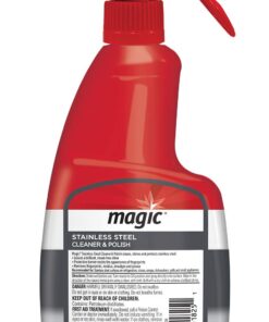 Magic Stainless Steel Cleaner & Polish Trigger Spray - Protects Appliances From Fingerprints and Leaves a Streak-free Shine - 14 fl. Oz. 14 Fl Oz (Pack of 1) 12 61qIEiHgtHL