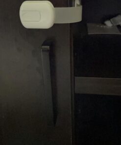 SKYLA HOMES Baby Locks (8-Pack) Child Safety Cabinet Proofing - Safe Quick and Easy 3M Adhesive Cabinet Drawer Door Latches No Screws & Magnets Multi-Purpose for Furniture Kitchen Ovens Toilet Seats 8 Count (Pack of 1) White 39 61qJC477DdL