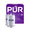 PUR Faucet Mount Replacement Filter 2-Pack, Genuine PUR Filter, 2-in-1 Powerful Filtration, Includes Lead Removal, 6-Month Value, White (RF33752) Filter Replacement 21 61qKjoQw0aL