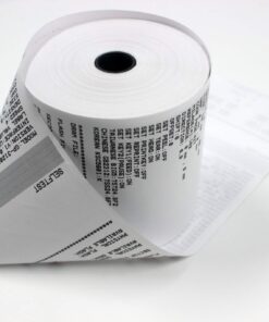 Alternative view of BuyRegisterRolls - 3" 150' FT 1 Ply Bond Paper - 50 GSM - Coreless- Kitchen Printer Paper
