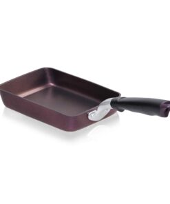 Alternative view of TECHEF - Tamagoyaki Japanese Omelette Pan/Egg Pan Skillet, PFOA-Free, Dishwasher Safe, Induction-Ready, Made in Korea (Purple/Medium) Medium