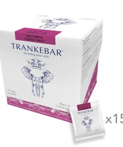 TRANKEBAR Heather & Forest Fruit Herbal Black Tea Infusion (15 Sachets) - Specialty Indian Tea with Heather, Raspberry, Cornflower, & Black Currant 15 Count (Pack of 1) 13 61qMwTw1FwS