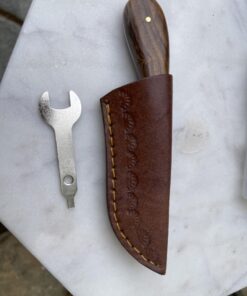 Szco Supplies 4.75” Small Slim Skinner Patch Outdoor Hunting Knife with Brown Leather Sheath (DH-7990) 38 61qNI9M8WlL