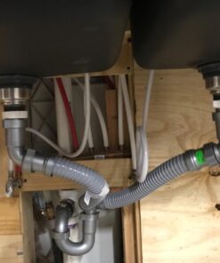 Snappy Trap 1 1/2" All-In-One-Drain Kit for Double Bowl Kitchen Sinks Original version 41 61qObDUb9mL