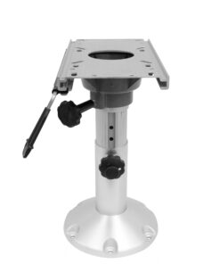 Wise 8WP21-374 Boat Seat Pedestal, Adjustable Height from 12" to 18", with Seat Slide Seat Mount, Adjustable Travel 5" - Fore & AFT 29 61qOwhOxBaL