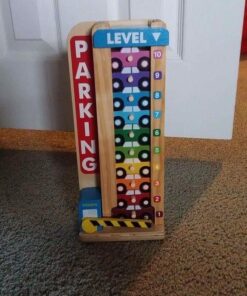 Melissa & Doug Stack & Count Wooden Parking Garage With 10 Cars 29 61qQIcwkG2L 2