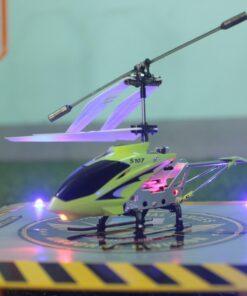 Alternative view of Syma S107 3 Channel RC Helicopter with Gyro, Green