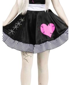 Fun World Costumes Women's Broken Doll Adult Costume Medium/Large Black/White 11 61qRclQc1L