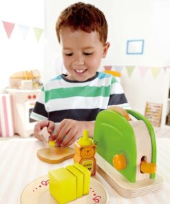 Hape Pop Up Toaster Wooden Play Kitchen Set with Accessories 17 61qSi4pRlkL