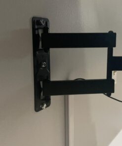 Mounting Dream UL Listed TV Wall Mount for Most 26-55 Inch TVs, Full Motion TV Mount with Perfect Center Design, Articulating Wall Mount TV Bracket Swivel and Tilt, Max VESA 400x400mm, Up to 77LBS 43 61qTRStBlvL