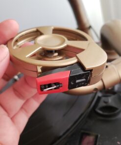 TechPlay Pack of 2, Roby Ceramic Needle for Turntables (2 Pack Red) 12 61qVqisKacL