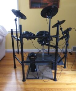 Alesis Nitro Mesh Kit - Electronic Drum Set with Quiet Mesh Pads, USB MIDI, Kick Pedal and Rubber Kick Drum, 40 Kits, 385 Sounds, Drum Lessons 1st Generation 70 61qXBQu00KL