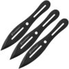 Smith & Wesson Bullseye Throwing Products with Full Tang Stainless Steel Design and Protective Nylon Sheaths for Recreation and Competition 8" Black Throwing Knives