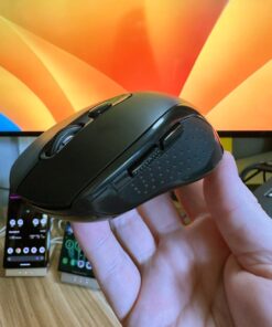 TECKNET Bluetooth Mouse, Wireless Mouse for Laptop 2-in-1(Bluetooth 5.0/3.0+2.4Ghz) Computer Mouse, Portable Ergonomic PC Wireless Mouse with USB Receiver, Compatible with MacBook Pro Air Chromebook Black 38 61qcvGPh5BL