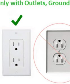 Sleek Socket - The Original & Patented Ultra-Thin Outlet Concealer with Cord Concealer Kit, 3 Outlet, 3-Foot Cord, Universal Size, UL Certified (Ideal for Kitchens, Small Spots & Behind Furniture) 3 ft Flagship 35 61qcxuWZ1HS 1