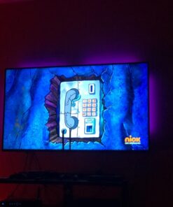 Nexillumi LED Strip Lights 6.56ft TV LED Backlight for 24 Inch-60 Inch TV RGB LED Strip USB Powered, APP Control Sync to Music, Bias Lighting, 5050 RGB for Mirror, PC, Android iOS 67 61qdvYwbCcL