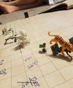 Chessex Role Playing Play Mat: Battlemat Double-Sided Reversible Mat for RPGs and Miniature Figure Games (26 in x 23 1/2 in) Squares/Hexes 63 61qgPhE9SML