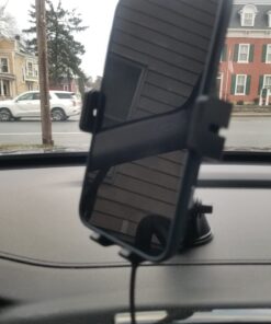 Wireless Car Charger,15W Qi Fast Charging Car Charger Phone Holder Mount, Auto-Clamping Alignment Windshield Dashboard Air Vent Cell Phone Holder for iPhone 15 Pro Max/15 Pro, Galaxy S23/S22 etc BLACK 37 61qiKTckxVL