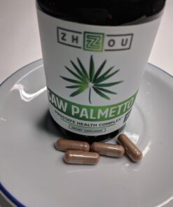 Zhou Nutrition Saw Palmetto Extract 500 mg, Prostate Health, Urinary Tract Support, DHT Blocker for Men and Women Hair Growth, Non-GMO, 100 Capsules (Packaging may vary) 22 61qiqvNiXL