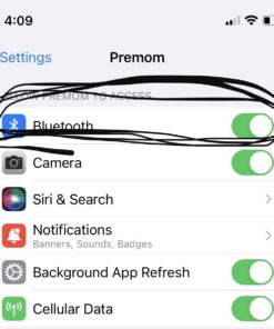 Easy@Home Smart Basal Thermometer, Large Screen and Backlit, FSA Eligible, Period Tracker with Premom(iOS & Android) - Auto BBT Sync, Charting, Coverline & Accurate Fertility Prediction EBT-300 33 61qjWu74CL