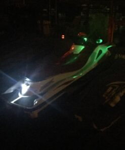 Botepon Battery Operated Kayak Navigation Lights, Marine Led Boat Lights, Boat Bow Lights and Stern Lights for Pontoon Boat Bass Boat Jon Boat Dinghy Kayak Yacht Jet Ski 1Pcs Red, 1Pcs Green 53 61qk7Fx lbL