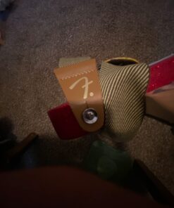 Fender Leather Strap Red/Black 40 61qkKpyHu9L