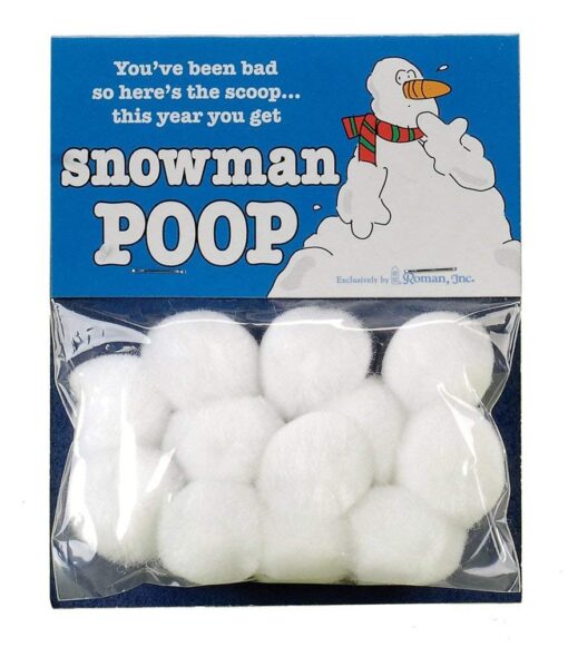 Snowman Poop Holiday Christmas Gag Gift by Roman Inc.