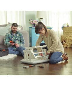 BLACK+DECKER 20V Max Drill & Home Tool Kit, 68 Piece (LDX120PK) 20V Home Tool Kit 45 61qpmTOzesL