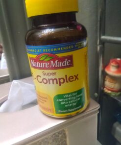 Nature Made Super B Complex with Vitamin C and Folic Acid, Dietary Supplement for Immune Support, 140 Tablets, 140 Day Supply 140 Count 39 61qpst3NnPL