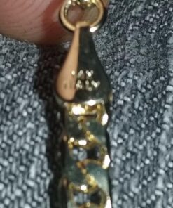 Mens Gold Tone Iced Out Bull Small Pendant with 5Mm 24", No Color, Size No Size 34 61qqWo0GYQL