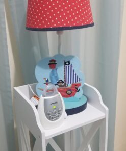 VTech DM221 Audio Baby Monitor with up to 1,000 ft of Range, Vibrating Sound-Alert, Talk Back Intercom & Night Light Loop, White/Silver Monitor with One Parent Unit 49 61qqceURgqL