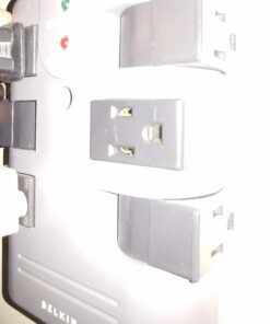 Belkin Power Strip Surge Protector - 6 Rotating AC Multiple Outlets, Flat Pivot Plug - Heavy Duty Wall Outlet Extender for Home, Office, Travel, Computer Desktop & Phone Charging Brick (1,080 Joules) 1 Pack 33 61qrGZXXVL