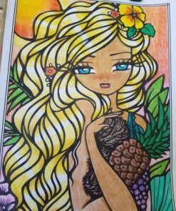 Sweet & Simple Whimsy Girls: Mermaids and More to Color 72 61qrb2Esc0L